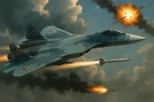 Russian Su 57 Fighter Jet