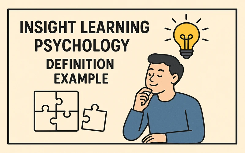 Insight Learning Psychology Definition Example