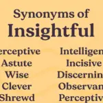 Synonyms of Insightful